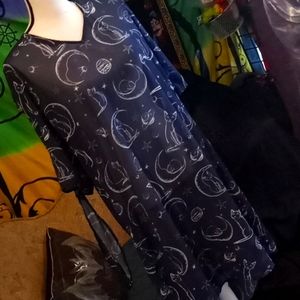 Cats and Moons layering Dress
